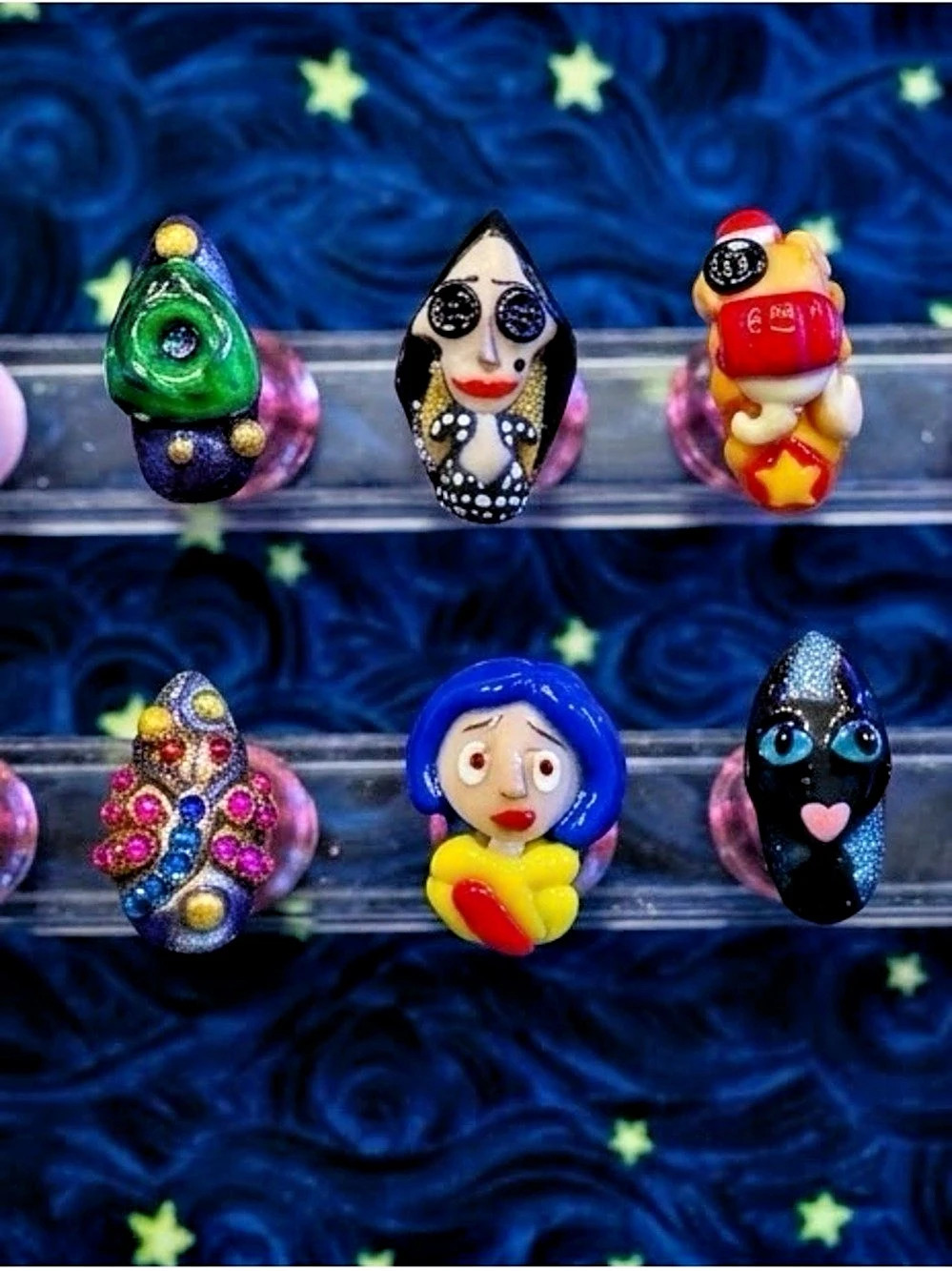 Multicolor Brooch Collection